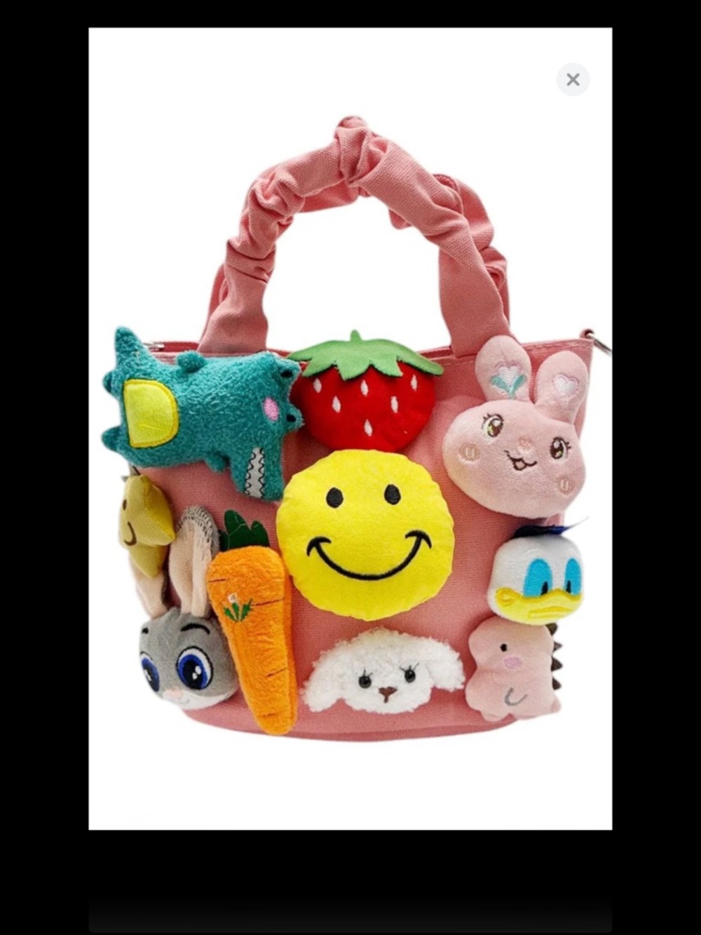 Lola and the Boys Pink Plush Purse
